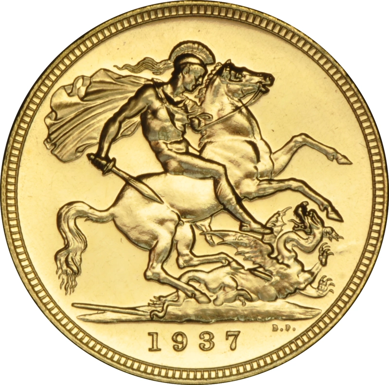 1937 Sterlina Giorgio VI Proof