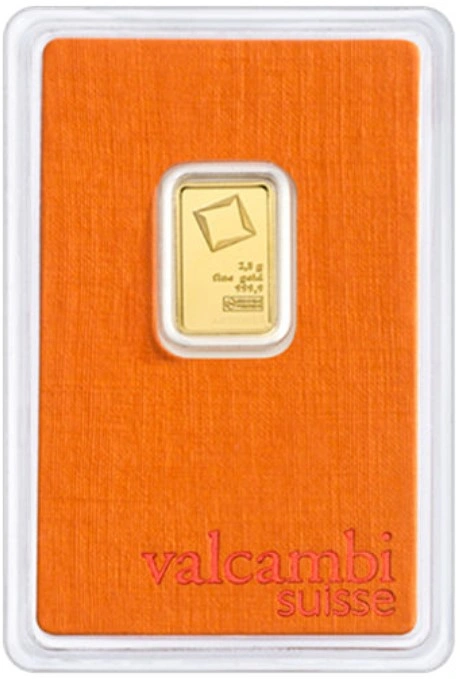 Valcambi 2.5 grammi Lingottino d'Oro