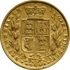 1859 Sterlina - Vittoria Giovane - Stemma Coronato - Londra