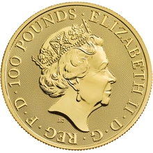 2020 Cavallo Bianco di Hanover d'Oro 1oz - Queen's Beast