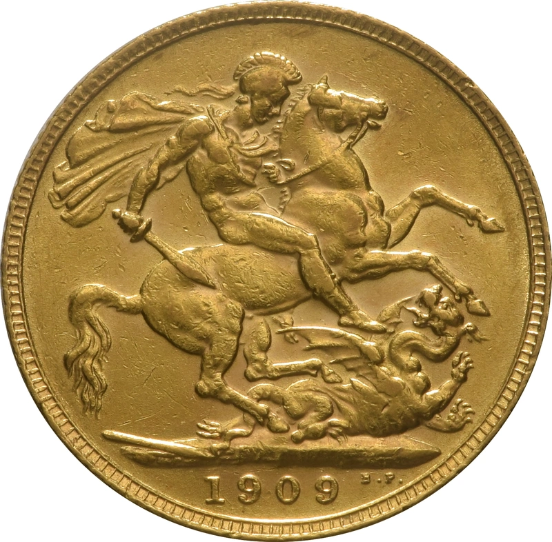 1909 Sterlina - Edoardo VII - Londra
