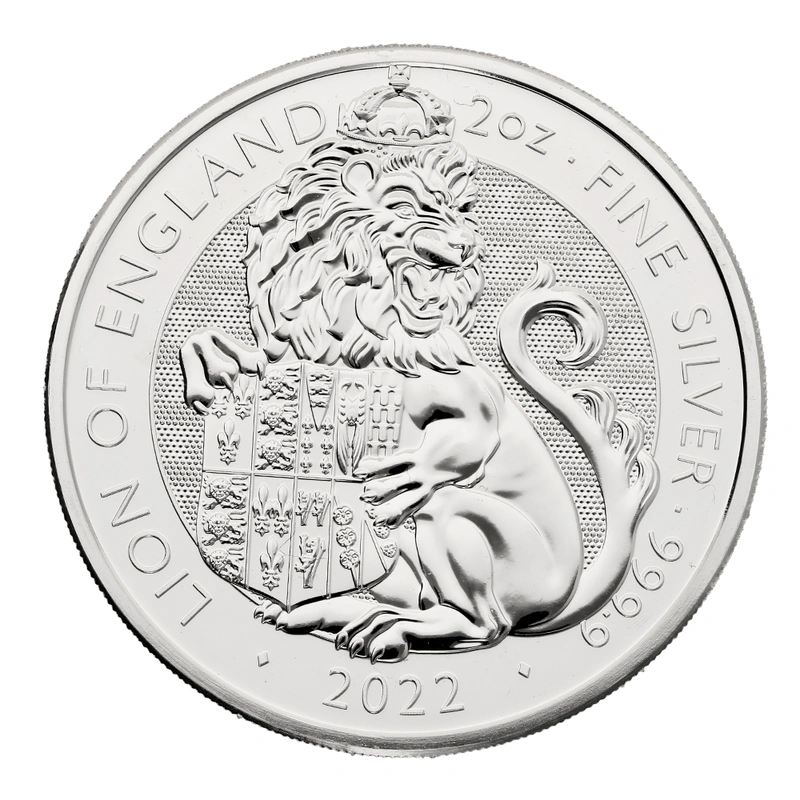 2022 Leone d'Inghilterra d'Argento 2oz - Tudor Beasts