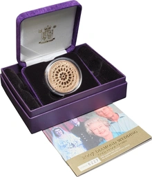 2007 - Proof 5 Pound d'Oro - Nozze di Diamante
