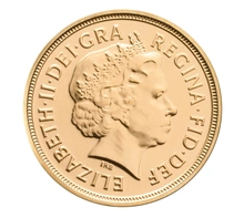2012 Sterlina d'Oro Giubileo Diamante