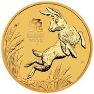 2023 Moneta d'Oro Perth Mint 1/20 oz Anno del Coniglio