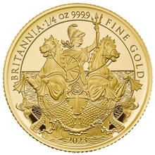 2023 Proof Britannia d'Oro - Cofanetto da Tre Monete