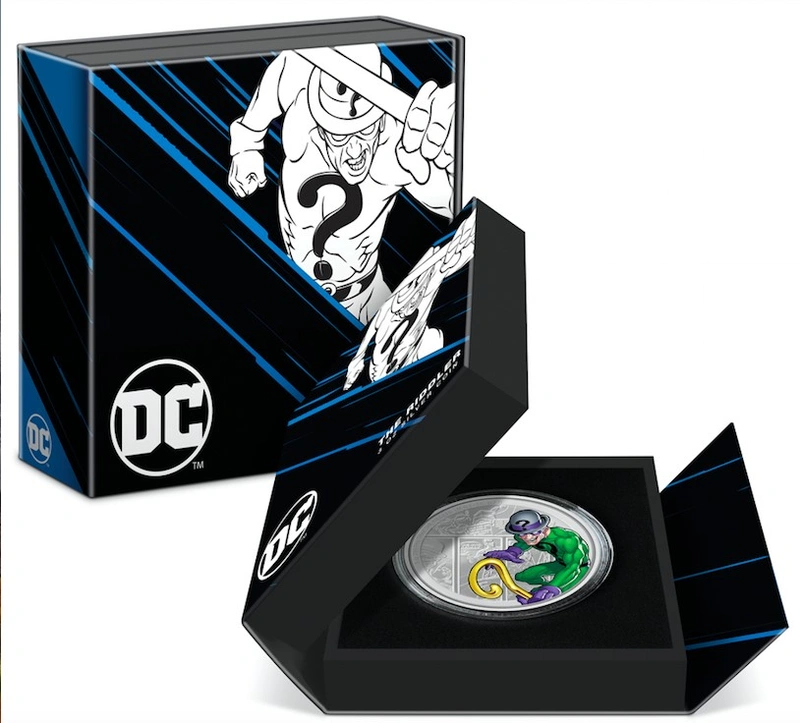 2023 Moneta d'Argento proof - L'Enigmista - I cattivi della DC