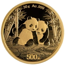 2026 Panda Cinese d'Oro 30g