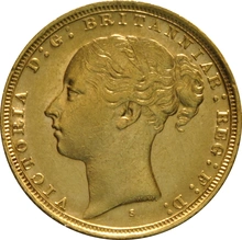 1884 Sterlina - Vittoria Giovane - S