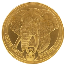 2024 Elefante - Moneta d'Oro 1oz Serie "Big Five"