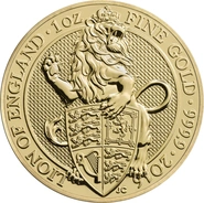 Il Leone di Inghilterra d'Oro 1oz - Queens Beast