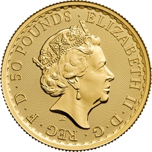 2018 Britannia 1/2 oncia d'oro