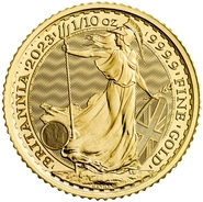 2023 Britannia d'Oro Re Carlo 1/10oz