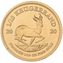 2020 1/10oz Krugerrand d'Oro