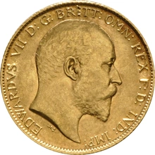 1907 Mezza Sterlina - Edoardo VII - Londra