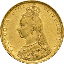 1887 Sterlina - Vittoria - Giubileo - M