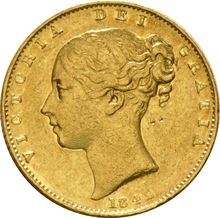 1842 Sterlina - Vittoria Giovane - Stemma Coronato - Londra