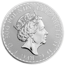 2023 Britannia d'Argento 1KG - Regina Elisabetta