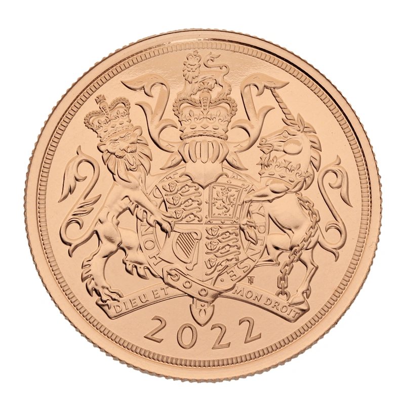 2022 £2 Two Pound Gold Coin (Double Sovereign)