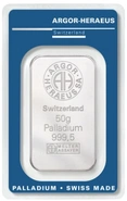 Argor-Heraeus Lingotto di Palladio 50g