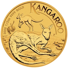 2025 Canguro Nugget Australiana d'Oro 1/2oz