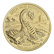 Moneta d'oro da 1 oz da 2026 Creature Leggendarie di Lochness