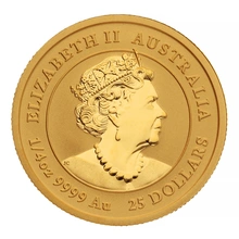 Anno della Tigre 2022 in oro 1/4oz - Perth Mint