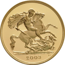 2003 Proof Sterline d'Oro - Cofanetto da 4 Monete