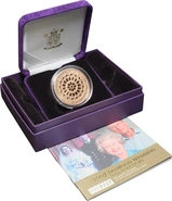 2007 - Proof 5 Pound d'Oro - Nozze di Diamante