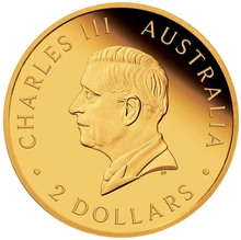 2024 Moneta d'oro australiana "Mini Roo" da 0,5 g
