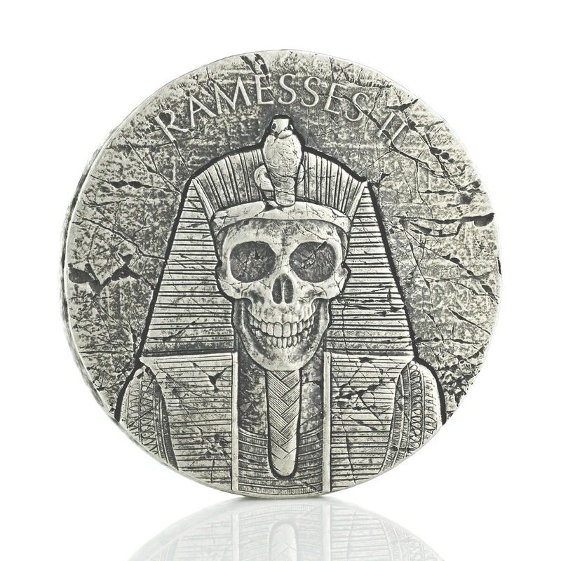2017 Moneta d'argento 2oz Faraone Ramesses II - Dopo la Vita