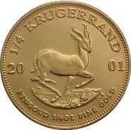 2001 Krugerrand d'Oro 1/4oz