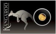2024 Moneta d'oro australiana "Mini Roo" da 0,5 g