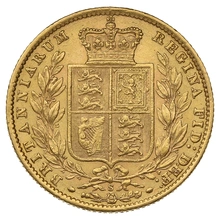 1871 Sterlina - Vittoria Giovane - Stemma Coronato - S