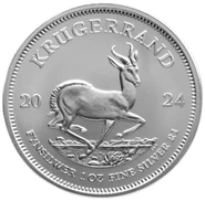 2024 1oz Krugerrand d'Argento