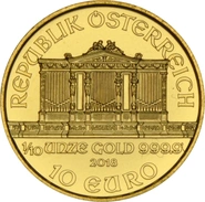 2018 Philharmonic d'Oro Austriaca 1/10oz
