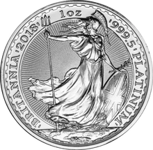 2018 Britannia di Platino 1oz