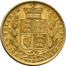 1884 Sterlina - Vittoria Giovane - Stemma Coronato - M