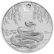 2025 2oz Moneta d'Argento Anno del Serpente Perth Mint