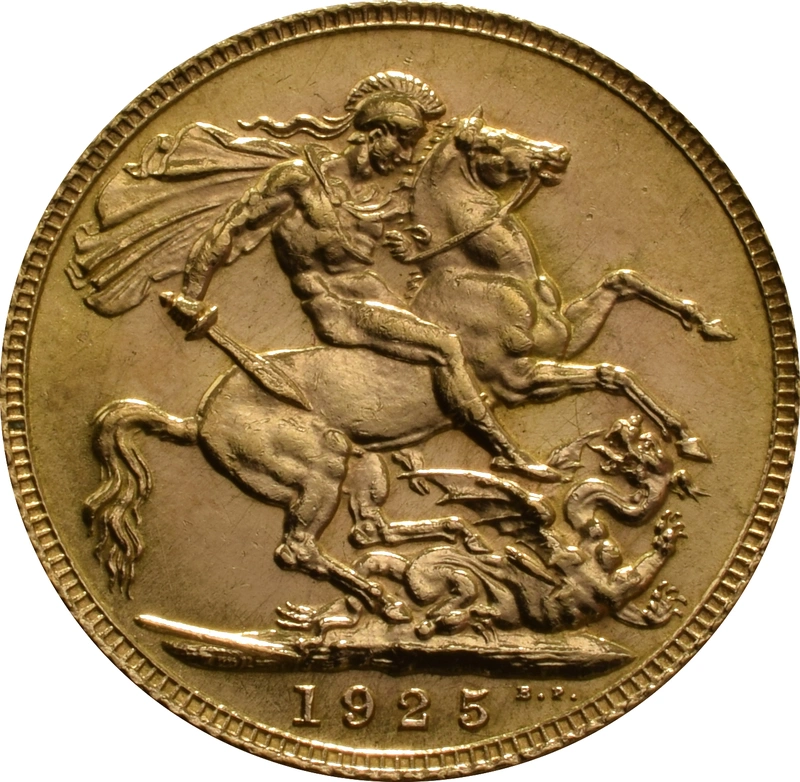 1925 Gold Sovereign Coin George V