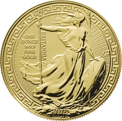 2018 Britannia d'Oro con Bordo Orientale 1oz