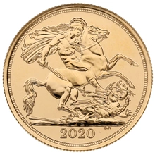 Sterlina d'Oro Confezionata - Elisabetta II Quinto Ritratto