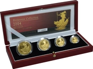 2004 Proof Britannia d'Oro - Cofanetto da 4 Monete