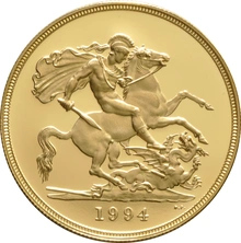 1994 Proof Sterline d'Oro - Cofanetto da 4 Monete
