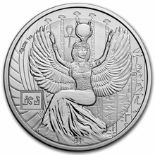 2023 Moneta d'Argento 1oz Iside - Divinità Egizie