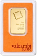 Valcambi 1oz Lingotto d'Oro