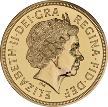 2008 - Proof 5 Pound d'Oro - Mai Circolato