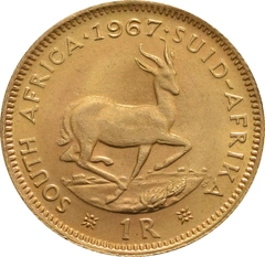 Moneta d'oro sudafricana da 1R