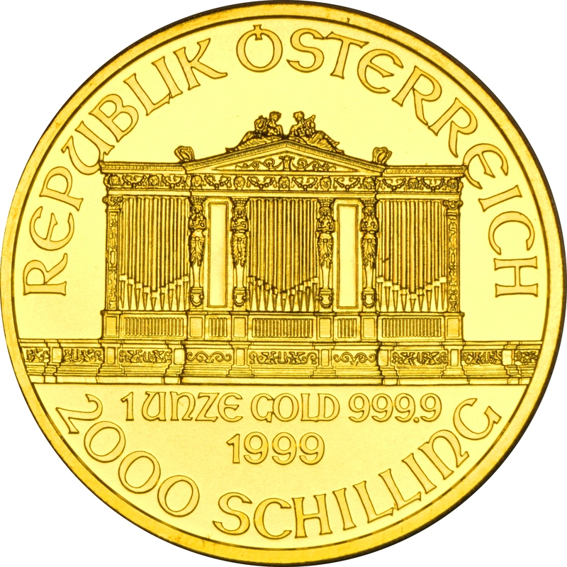 1999 Philharmonic Austriaca d'Oro 1oz
