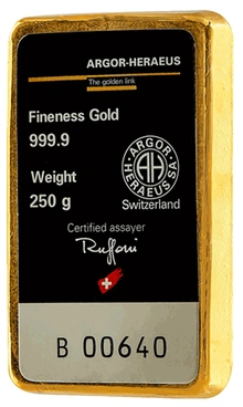 Argor-Heraeus Lingotto d'Oro 250g